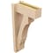 Ekena Millwork 5 1/2-in W x 12-in D x 24-in H Balboa Block Rough Cedar Woodgrain TimberThane Outlooker, Primed Tan OUTUR055X12X24BOA44RCPR - alternate 2